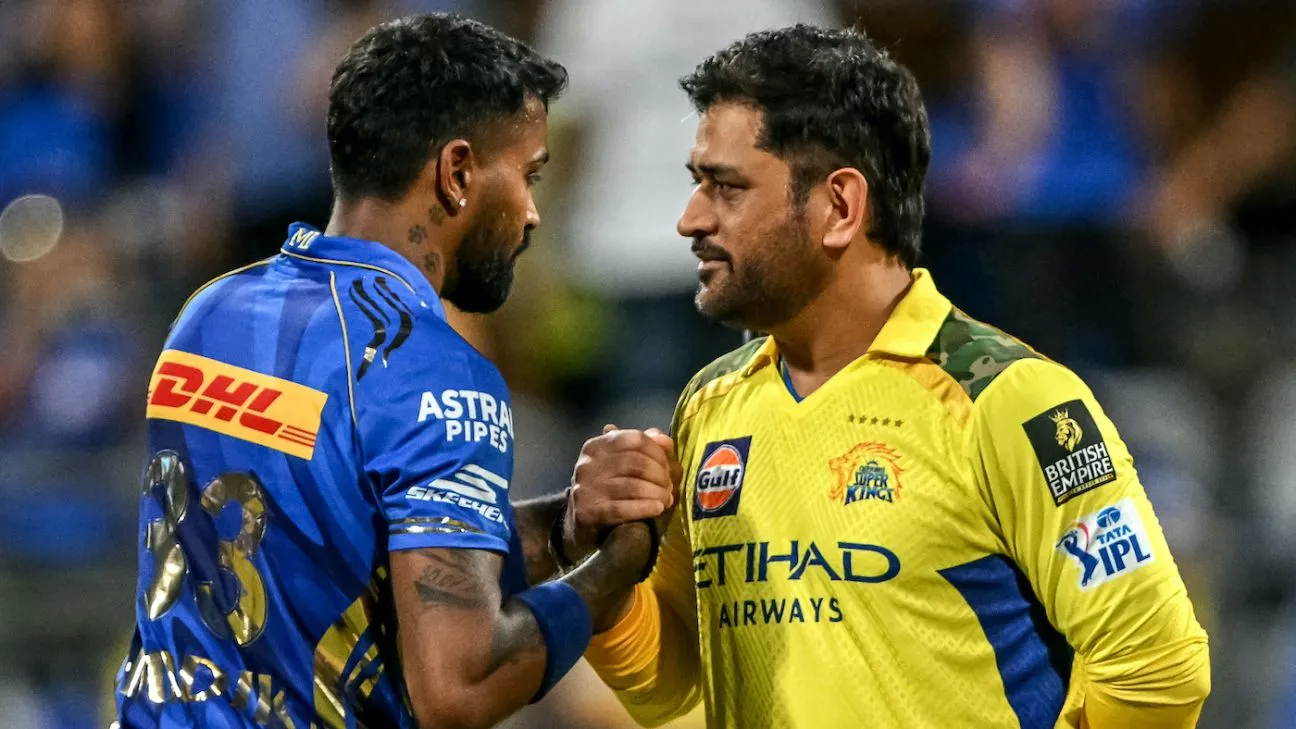 Mobile app showing live cricket scores